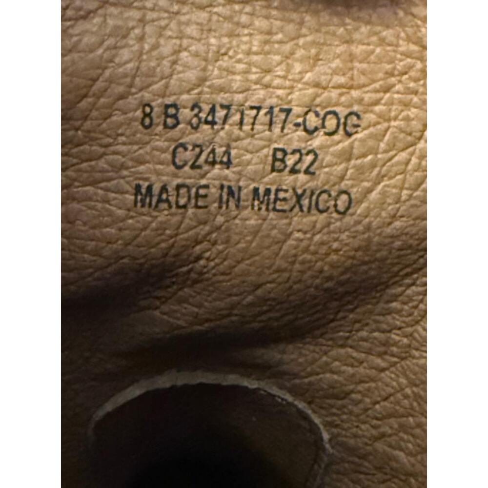 Frye Jackie Button Western Bootie Brown Leather Coastal Cowgirl Women size 8 - Picture 6 of 6